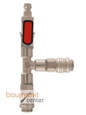 AFRISO T-Verbinder mit 1x Absperrventil AFRISO T-Verbinder mit 1x Absperrventil