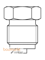 AFRISO Übergangsstück G1/4 x G1/2 AFRISO Übergangsstück G1/4 x G1/2