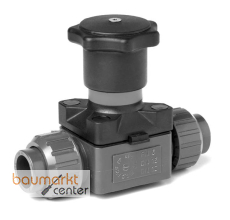 Aliaxis Membranventil PVC-U d20 PTFE Verschr. KlebmuffecmUIV-PTFE