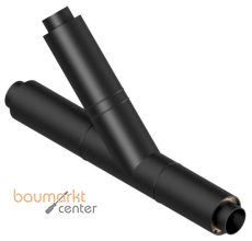 Aliaxis Abzweig 45 Gr Doppelrohr d 315 x 200 auf d 250/160