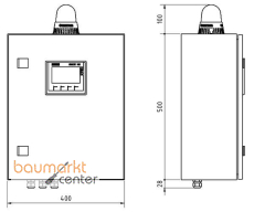 Aliaxis Steuergert AKAL 100.16 Doppelrohr