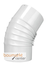 Bertrams ALU-Pu Bogen, gerippt, 45 Grad, d:90