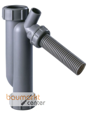 Bertrams Polyline EW Siphon DN32 180mm Bauhöhe Bertrams Polyline EW Siphon DN32 180mm Bauhöhe