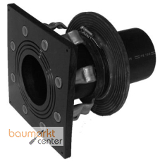 Aliaxis PEWanddurchf.d90 1eitigem Flansch DN80 PN10 gebohrt Duebel V4A Dichtk.NR