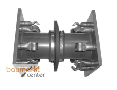 Aliaxis PVC-U Wanddurchfhrung gerade d200 DN200 beidseit.Flansch Hlsendb. V4A