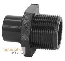 Aliaxis Red-nippel PVC-U NRIV d 32 x 1 1/4" PN16 Klebstutzen, AG