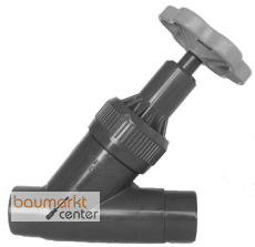 Aliaxis Schrgsitzabsperrventil PVC-U d32 FKM Klebstutzen VVD-FKM