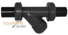 Aliaxis PVC-U Schmutzfnger d25 FKM Verschr. PE100-LS-Stutzen RVBEV-FKM