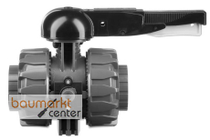 Aliaxis Kugelhahn PVC-U VKDIV 90mm Dual Block DN 80 m.Klebemuffe u.PTFE/EPDM-Dichtung Aliaxis Kugelhahn PVC-U VKDIV 90mm Dual Block DN 80 m.Klebemuffe u.PTFE/EPDM-Dichtung