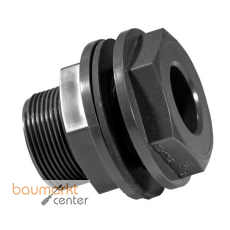 Aliaxis Behlteranschl. PVC-U LIFV R 1 x d 20 FKM PN16 Klebmuffe/Gew.stutzen/-muffe