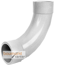 Aliaxis Bogen ABS SIA 50mm 90 Grad mit Klebemuffe