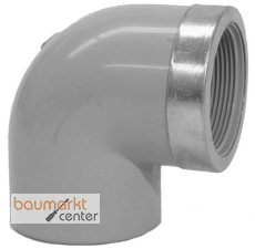 Aliaxis Überg-Winkel PVC-C 90 Gr d40xR1 1/4 Metallring Klebemuffe Gew.anschluss Aliaxis Überg-Winkel PVC-C 90 Gr d40xR1 1/4 Metallring Klebemuffe Gew.anschluss
