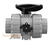 Aliaxis 2-Wege Kugelhahn PVC-C VKD d50 EPDM Klebmuffe VKDIC-EPDM