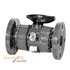 Aliaxis PVC-U 2-Wege Kugelhahn VKD d20 FKM Festflansch VKDOV-FKM Aliaxis PVC-U 2-Wege Kugelhahn VKD d20 FKM Festflansch VKDOV-FKM