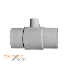 Aliaxis T-Stueck PP 180 x 110mm 90Gr.SDR 17 kurz red.formgespritzt zum Stumpfschweissen