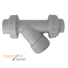 Aliaxis Schraegsitz-Schmutzfaenger Verschraubung m.Gewindemuffen RVUFM/FKM R 3/4 Zoll