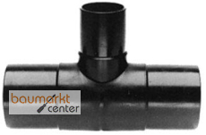 Aliaxis T-Stueck 90 Gr. lang reduziert PE100 SDR 17 TRDE d 90/75