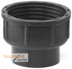 Aliaxis Schraubbrdel f.PE Abfluss d 40 mit Mutter