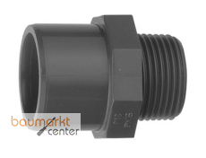 Aliaxis Überg-Muffennippel PVC-U AG, d 75 x 90 x 3, AM3 Aliaxis Überg-Muffennippel PVC-U AG, d 75 x 90 x 3, AM3