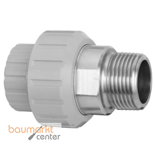 Aliaxis Ü-Verschraubung PVC-C d40xR 1 1/4 Rohr-AG auf Edelstahl EPDM BIRXC Aliaxis Ü-Verschraubung PVC-C d40xR 1 1/4 Rohr-AG auf Edelstahl EPDM BIRXC