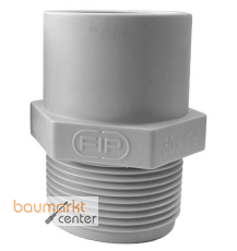 Aliaxis Uebergangsnippel, PP-H AG SDR 11 KBFM d 40