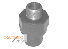 Aliaxis Ü-Muffennippel PVC-U MIROV d 32 x 1“ PN16 auf Messing, AG Aliaxis Ü-Muffennippel PVC-U MIROV d 32 x 1“ PN16 auf Messing, AG