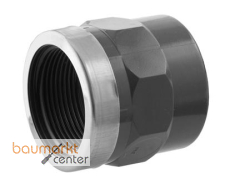 Aliaxis Muffe PVC-U 90 Gr. m. Metallring, d 63 x 2, MM3 Aliaxis Muffe PVC-U 90 Gr. m. Metallring, d 63 x 2, MM3