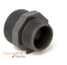 Aliaxis Red-Nippel PVC-U NRFV R 1/2 x 3/4 PN16 Gewindestutzen