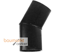 Aliaxis Bogen f.PE Abfluss d 125 15 Grad schwarz
