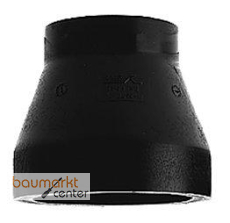 Aliaxis Reduktion PE 100 RBE 90x 75mm SDR 17 formgespritzt z.Stumpfschweissen