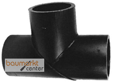 Aliaxis T-Stcke 90 Gr., PE 100, SDR 17, ge- schweit, unverstrkt, TWBE-90 de 800