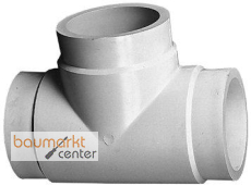 Aliaxis T-Stueck PP 400mm 90 Grad SDR 17 kurz formgespritzt zum Stumpfschweissen