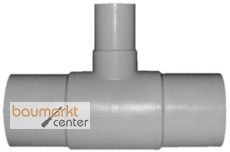 Aliaxis T-Stueck PP 125 x 90mm 90Gr.SDR 11 lang red.formgespritzt zum Stumpfschweissen