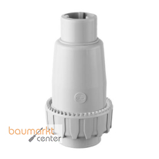 Aliaxis Kugelrueckschlagventil mitSchweissan- schluss SRIM/EPDM d 25 Aliaxis Kugelrueckschlagventil mitSchweissan- schluss SRIM/EPDM d 25