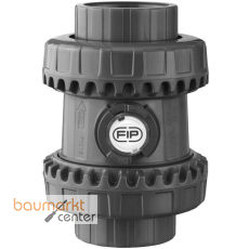 Aliaxis Federrckschlagventil PVC-U d20 EPDM Klebmuffe SSE-Easyfit SSEIV-EPDM