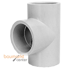 Aliaxis T-Stueck ABS TIA 75mm 90 Grad mit Klebemuffe