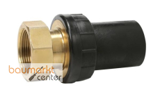 Aliaxis berg.adapter PEHD/Messing IG UAM ET d 50 x R 1 1/2 berw.-Mutter FRIALEN