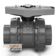 Aliaxis PVC-U 2-Wege Kugelhahn VXE R4 FKM Gewindemuffe Easyfit VXEFV-FKM Aliaxis PVC-U 2-Wege Kugelhahn VXE R4 FKM Gewindemuffe Easyfit VXEFV-FKM