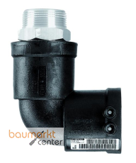 Aliaxis berg.winkel 90 PEHD/Messing AG WUN 90 d 50 x R 1 1/2 FRIALEN