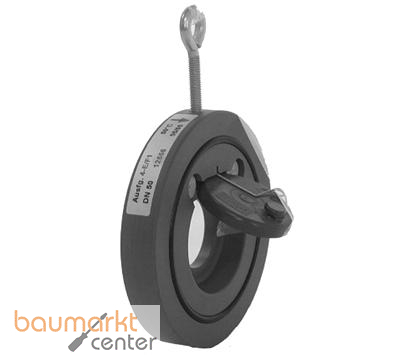 Aliaxis PVC-U Rckschlagklap. m. VA-Feder d75 CRFV-V-FKM