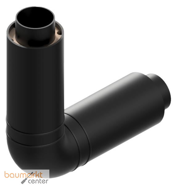 Aliaxis Winkel 88,5 Gr. Doppelrohr d 160 x 110 d1 160