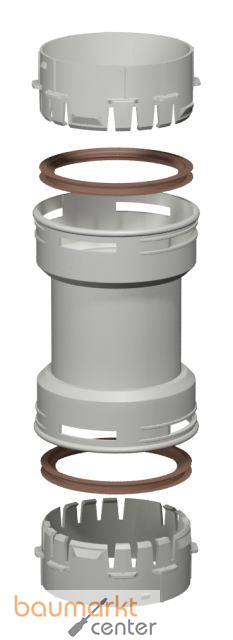 Bertrams Polyline EW flex Kupplung DN 60