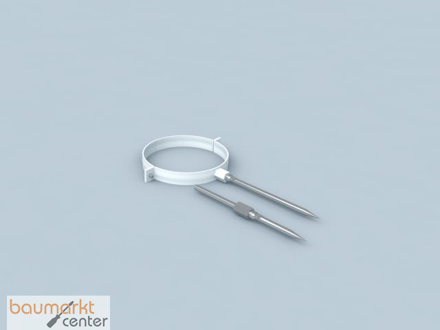 Bertrams Polyline LAS Rohrschelle wei