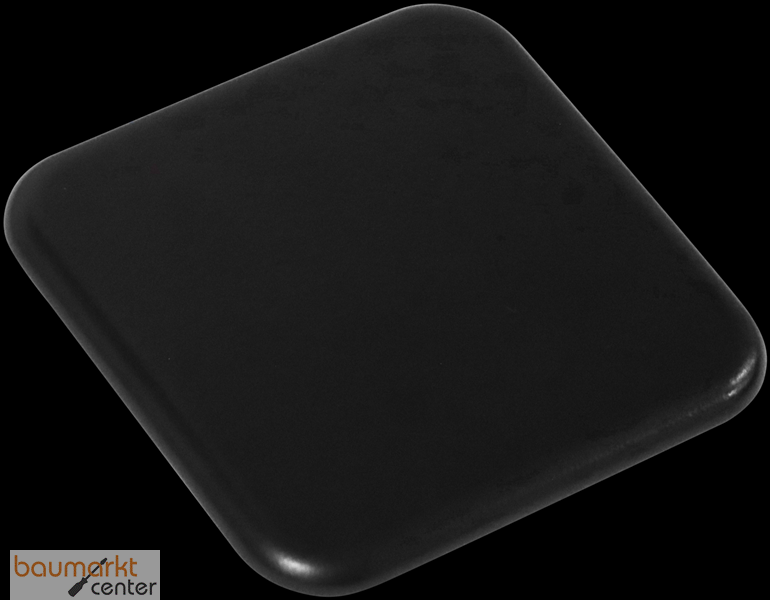 KA Ersatzteil-Deckel 125x125mm,schw