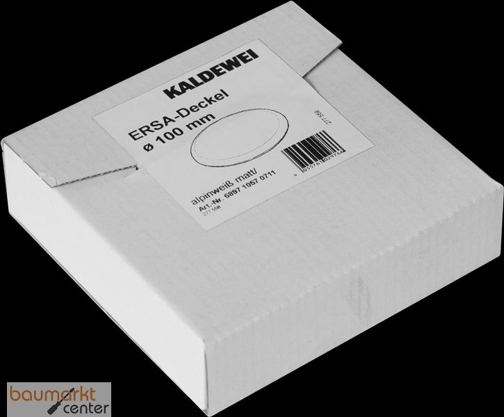 KA Ersatzteil-Deckel D=100, alpinwei