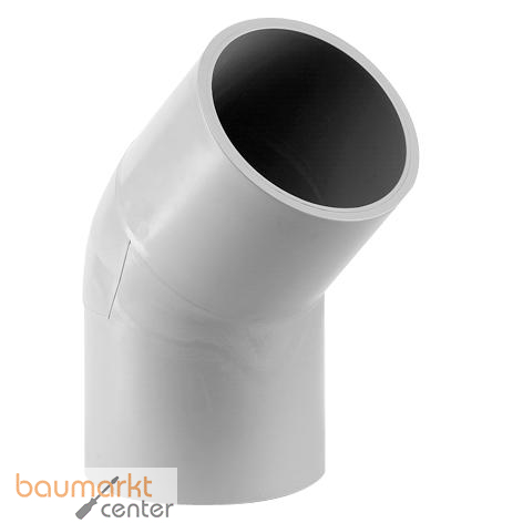 Aliaxis Winkel PP 110mm 45 Grad SDR 11 lang formgespritzt zum Stumpfschweissen