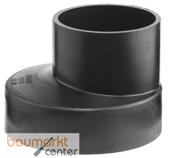 Aliaxis Reduktion f.PE Abfluss d 160/110 lang exzentrisch schwarz