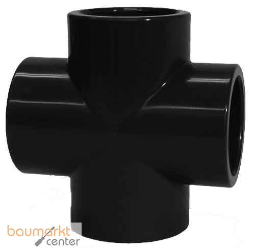 Aliaxis Kreuzstck egal PVC-U XIV d 40 PN 16 Klebmuffe