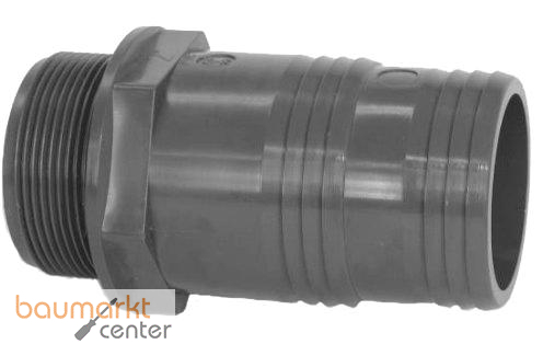 Aliaxis Druckschlauchtlle PVC-U AFV R 1/4" PN16 AG-Anschluss