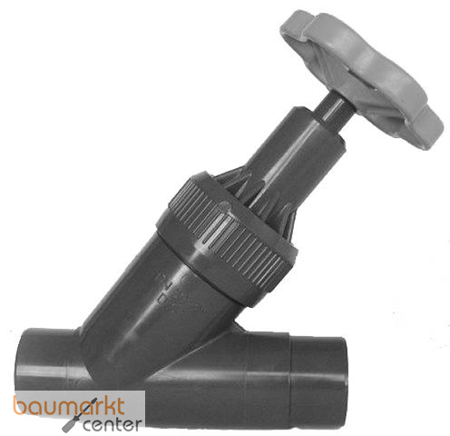 Aliaxis Schrgsitzabsperrventil PVC-U d32 FKM Klebstutzen VVD-FKM